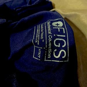 Navy blue straight leg(not wide, not skinny) scrub pant